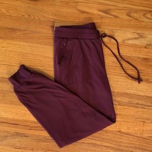 Jogger Workout Pants Maroon